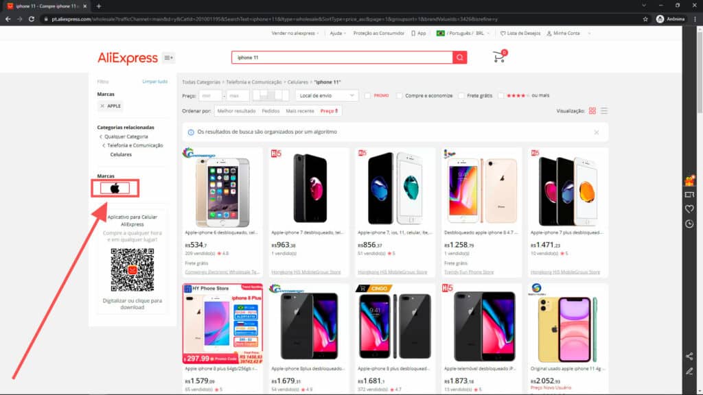 Onde comprar iPhone barato no Aliexpress passo a passo