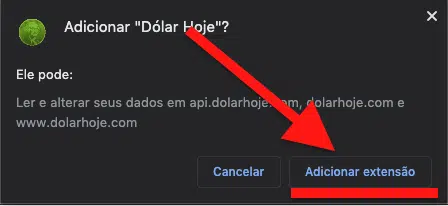 Dólar hoje