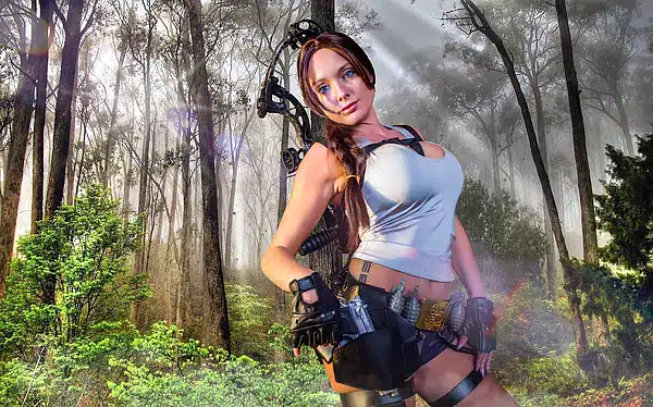 fantasia cosplay - lara croft