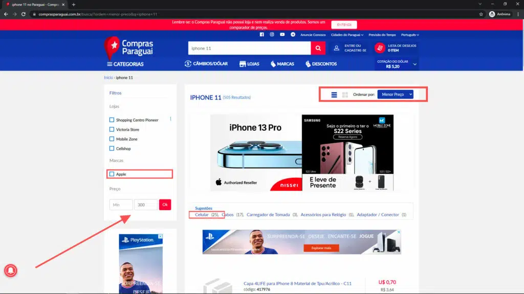 Comprar iPhone barato no Paraguai passo a passo