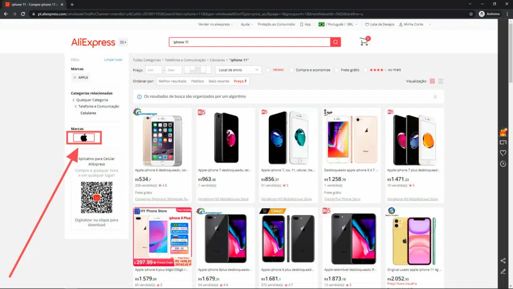 Onde comprar iPhone barato no Aliexpress passo a passo